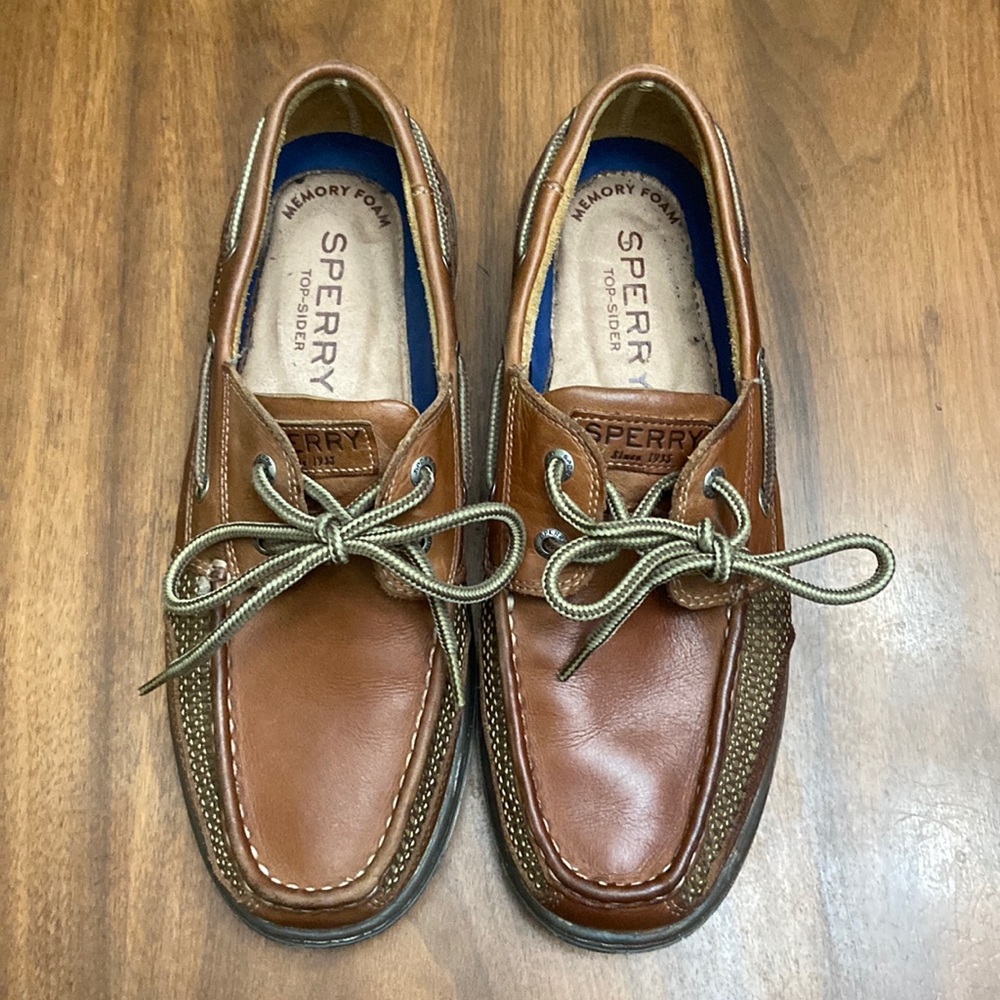 Sperry Top-Sider Boat shoes, Memory Foam, brown leather